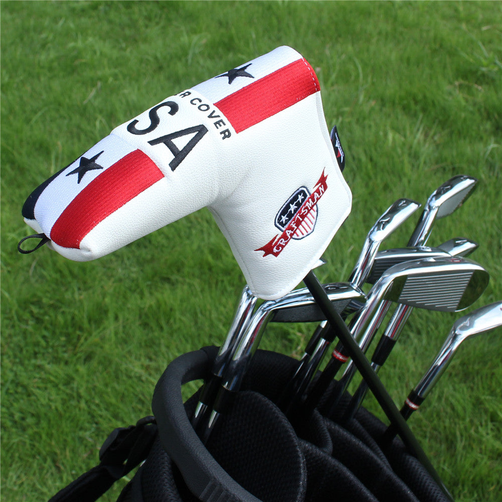 USA Stripe Blade Putter Head Cover - CraftsmanGolf