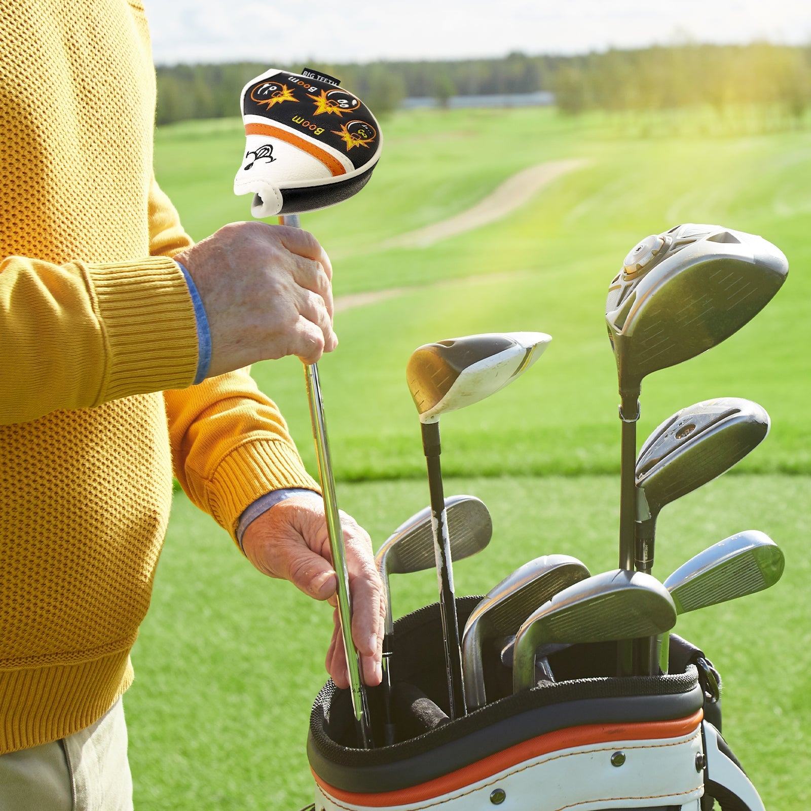 Black Mine Magnetic Single Ear Head Cover Set