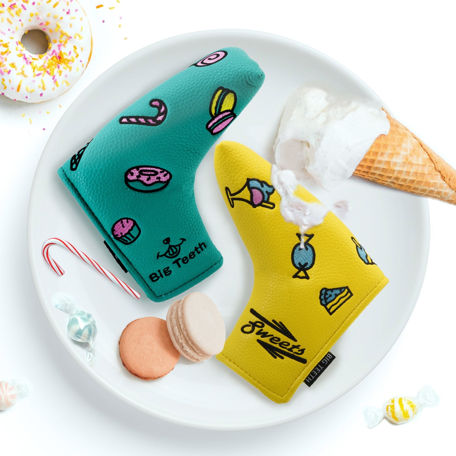 Green Candy Magnetic Blade Putter Cover