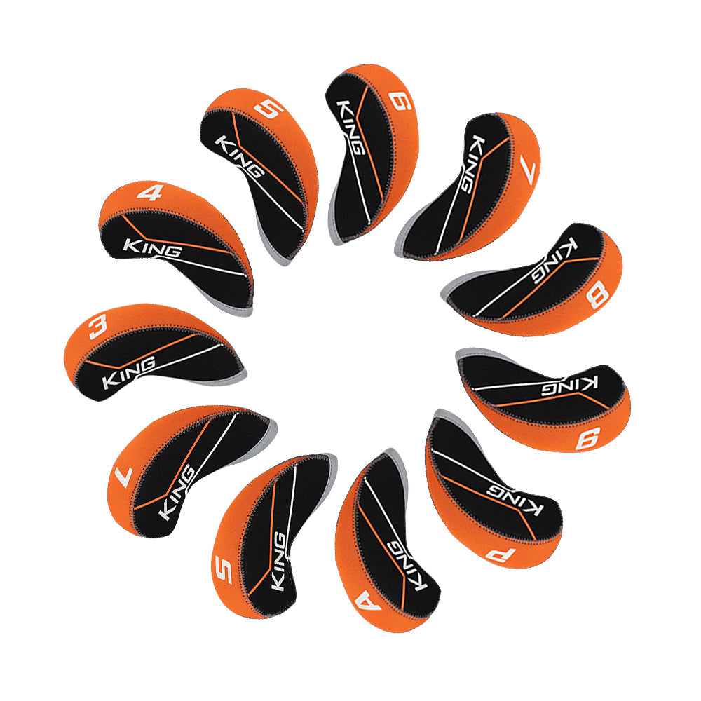 KING Orange&Black Iron Cover 11pcs£¨3-9£¬P,A,S,L£© Head Cover