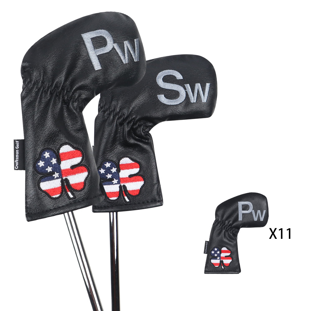 USA flag left headcover iron cover pcs (4-9 A S P L X£© Head Cover