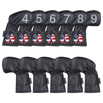 USA flag left headcover iron cover pcs (4-9 A S P L X£© Head Cover