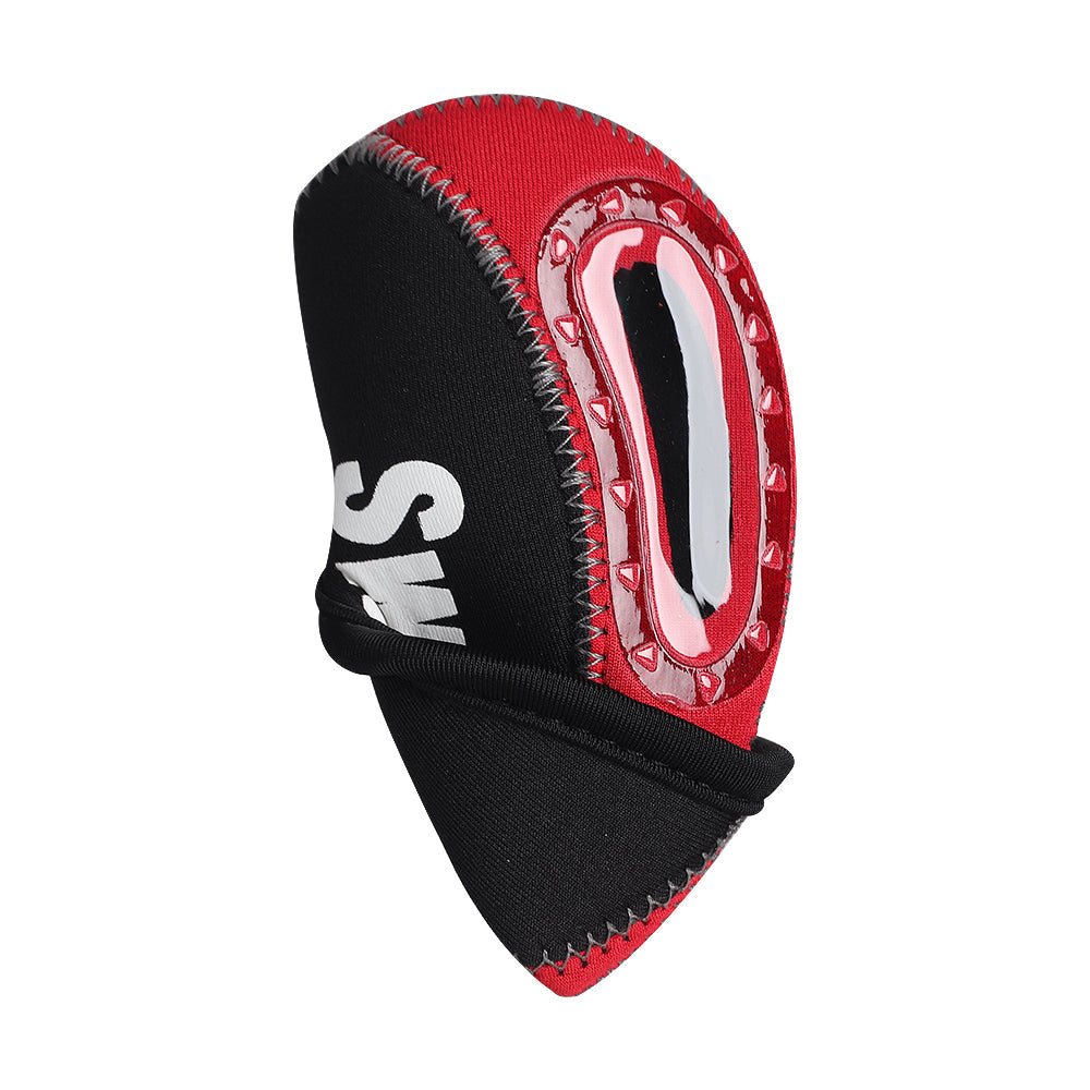 Black& Red Neoprene iron headcover with window 11pcs£¨3-9£¬PW,AW,SW,LW£© Head Cover