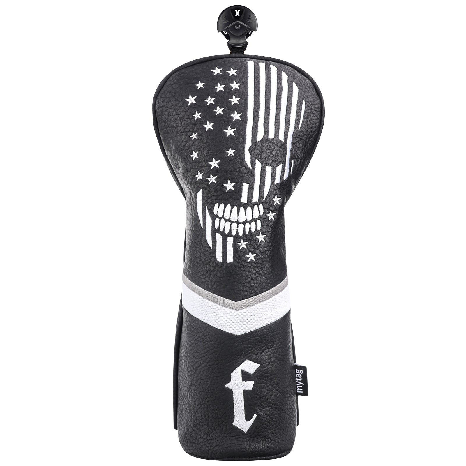 Black Skull Head Cover Set