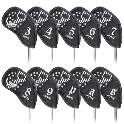 Black Skull Head Cover Set