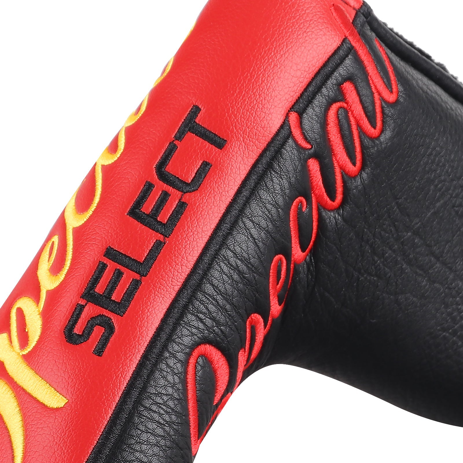 Red& Black PU Select Blade Head Cover