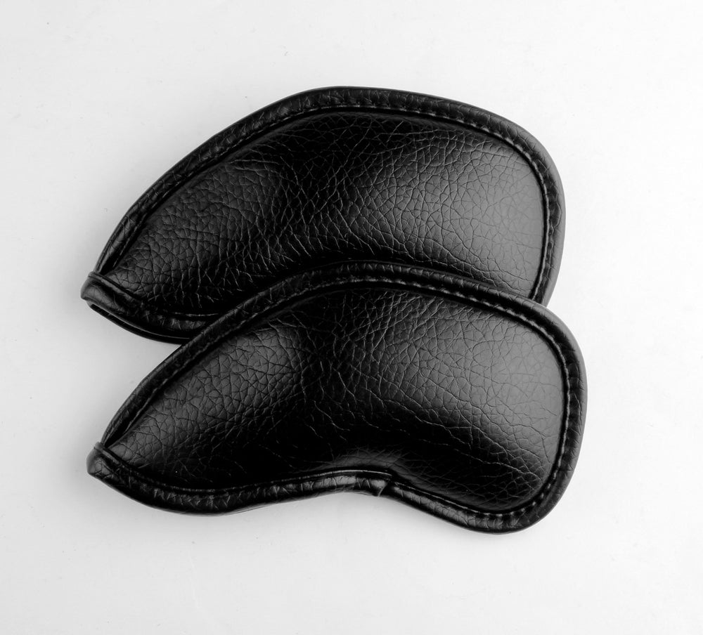 Black PU Iron Cover12pcs (3-9£¬AW,SW,PW£¬LW,LW) Head Cover