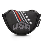 Black White Embroidered Star Golf Headocver Set