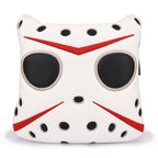 White PU Mask Head Cover Set
