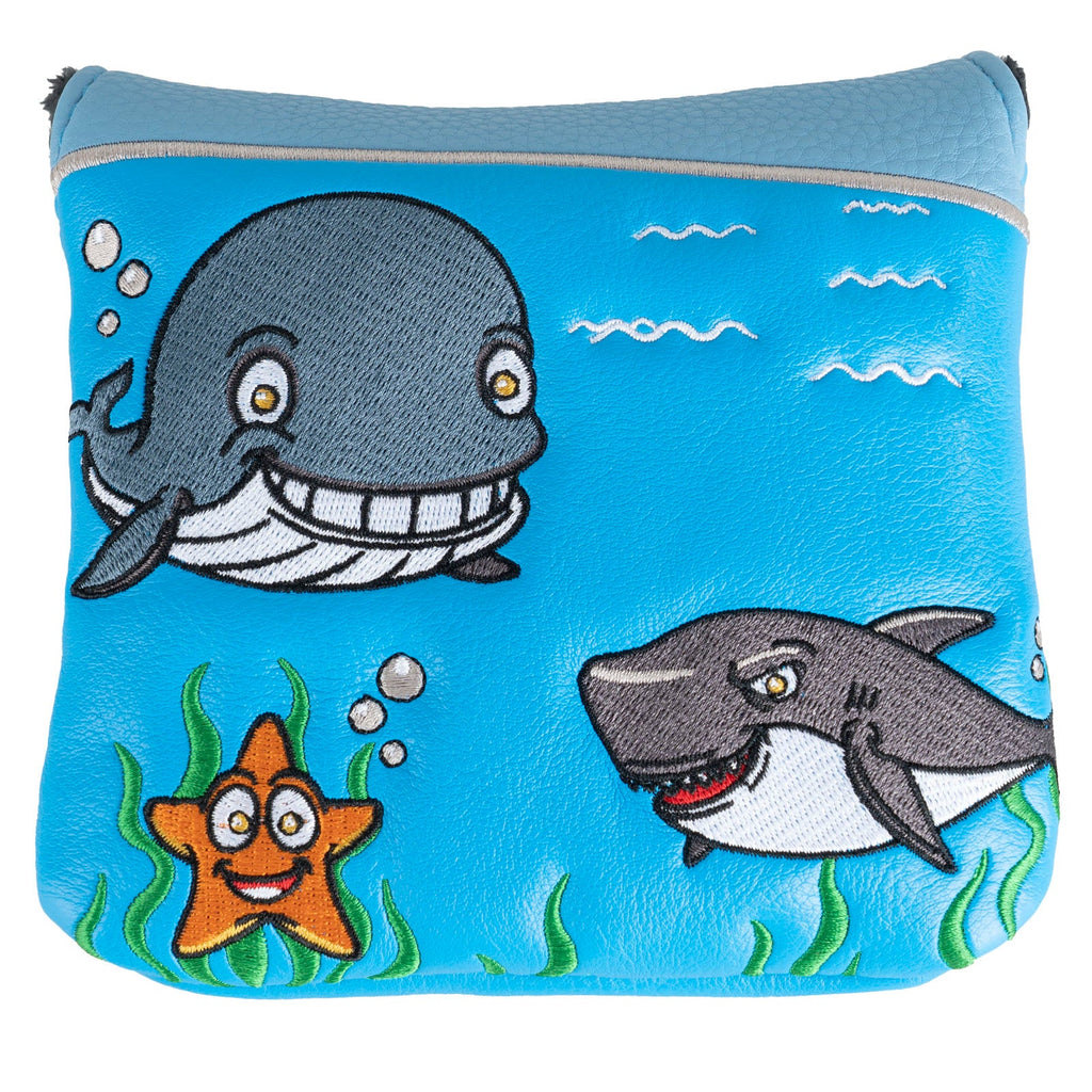 Whales Large Mallet Heel shafted Green  Head Cover