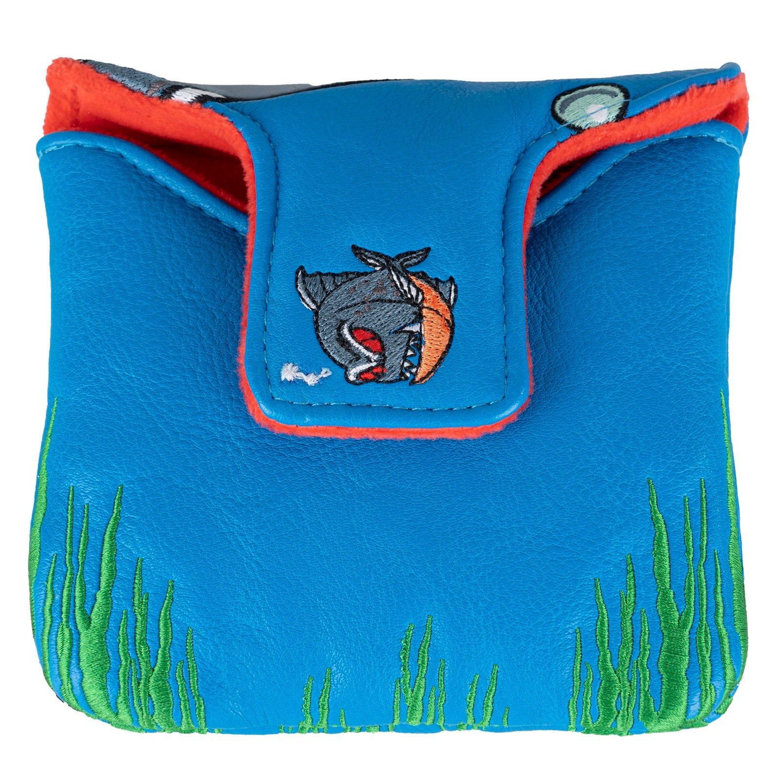 Shark Large Mallet Heel shafted Green  Head Cover