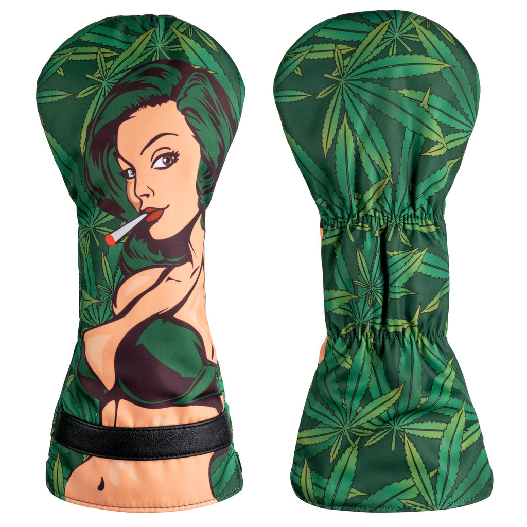Smoking Girl Golf Club Driver Head Cover Printing Head Cover