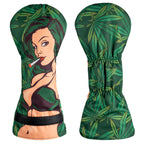 Smoking Girl Golf Club Driver Head Cover Printing Head Cover