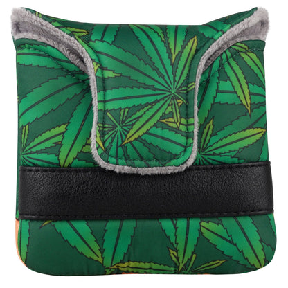 Smoking Girl Large Mallet Heel shafted Green Printing Head Cover