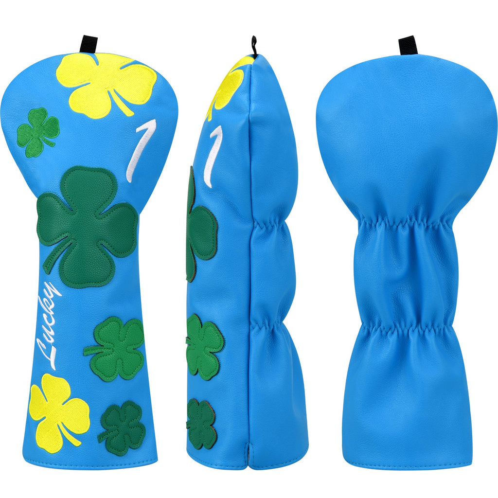 Blue Clover Golf Head Cover Set