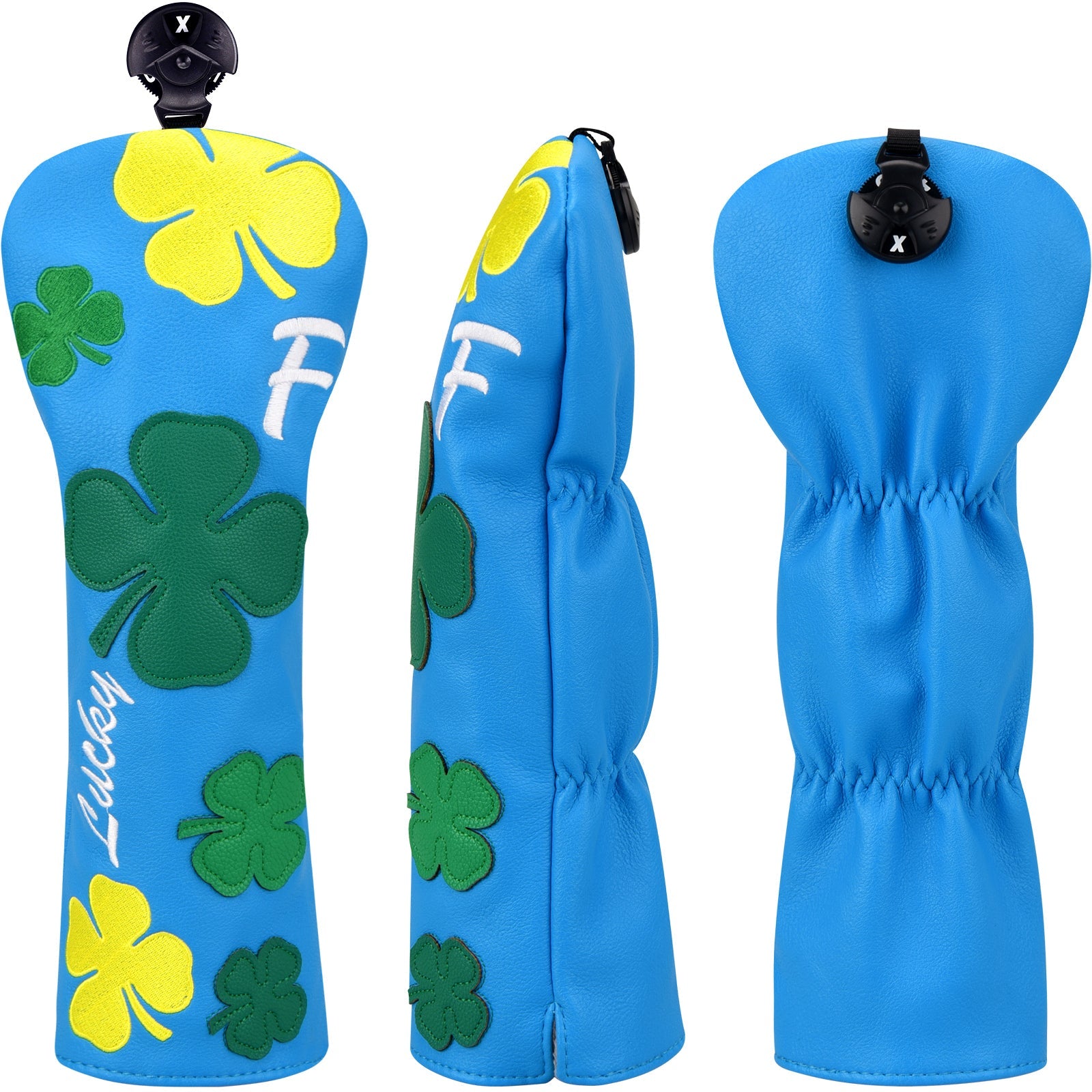 Blue Clover Golf Head Cover Set