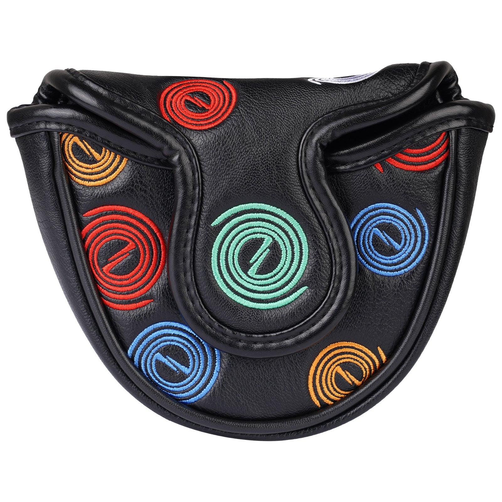 Circle Mallet Heel Shafted Putter Cover Black Head Cover