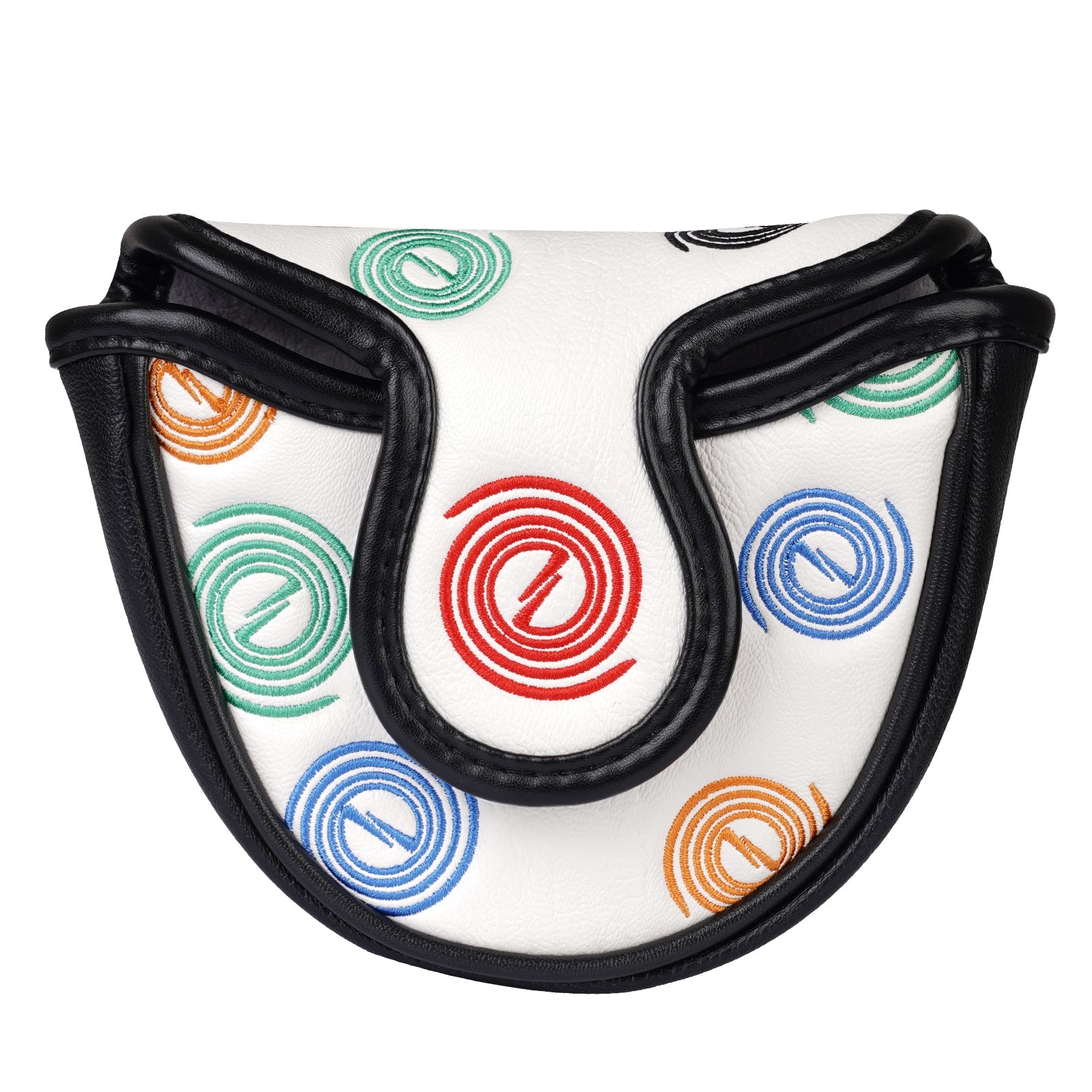 Circle Mallet Heel Shafted Putter Cover White Head Cover