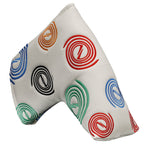 Circle Blade Putter Cover White Head Cover
