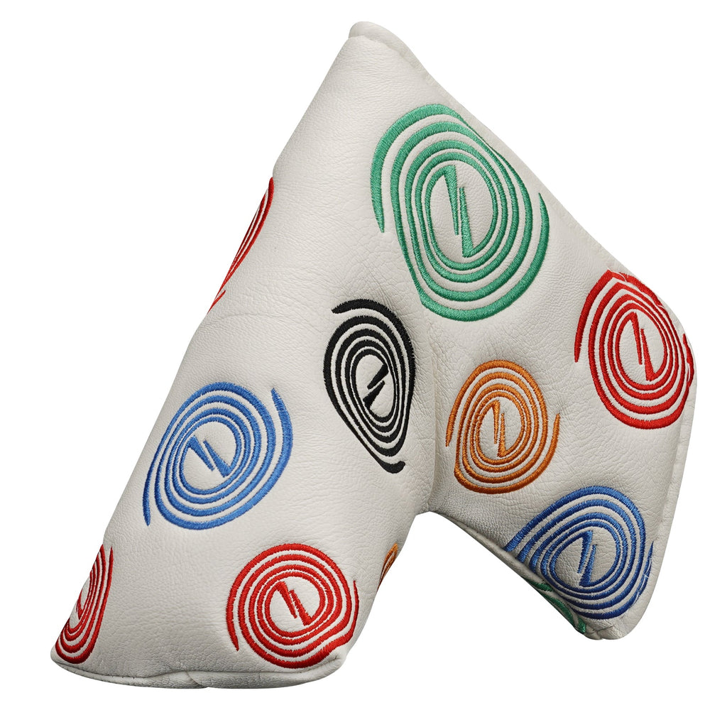 Circle Blade Putter Cover White Head Cover