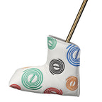 Circle Blade Putter Cover White Head Cover