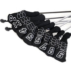 Black Hybrid Iron Cover 8pcs(4-9,P,X) Head Cover