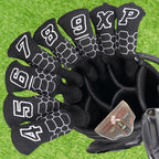 Black Hybrid Iron Cover 8pcs(4-9,P,X) Head Cover