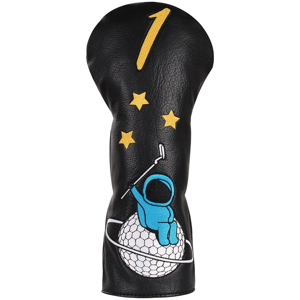 Blue Astronauts Driver Putter Head Cover Set