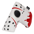 White PU Mask Head Cover Set