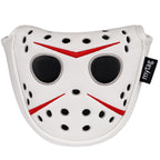 White PU Mask Head Cover Set