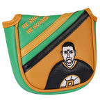 Orange& Green PU Man Square Head Cover