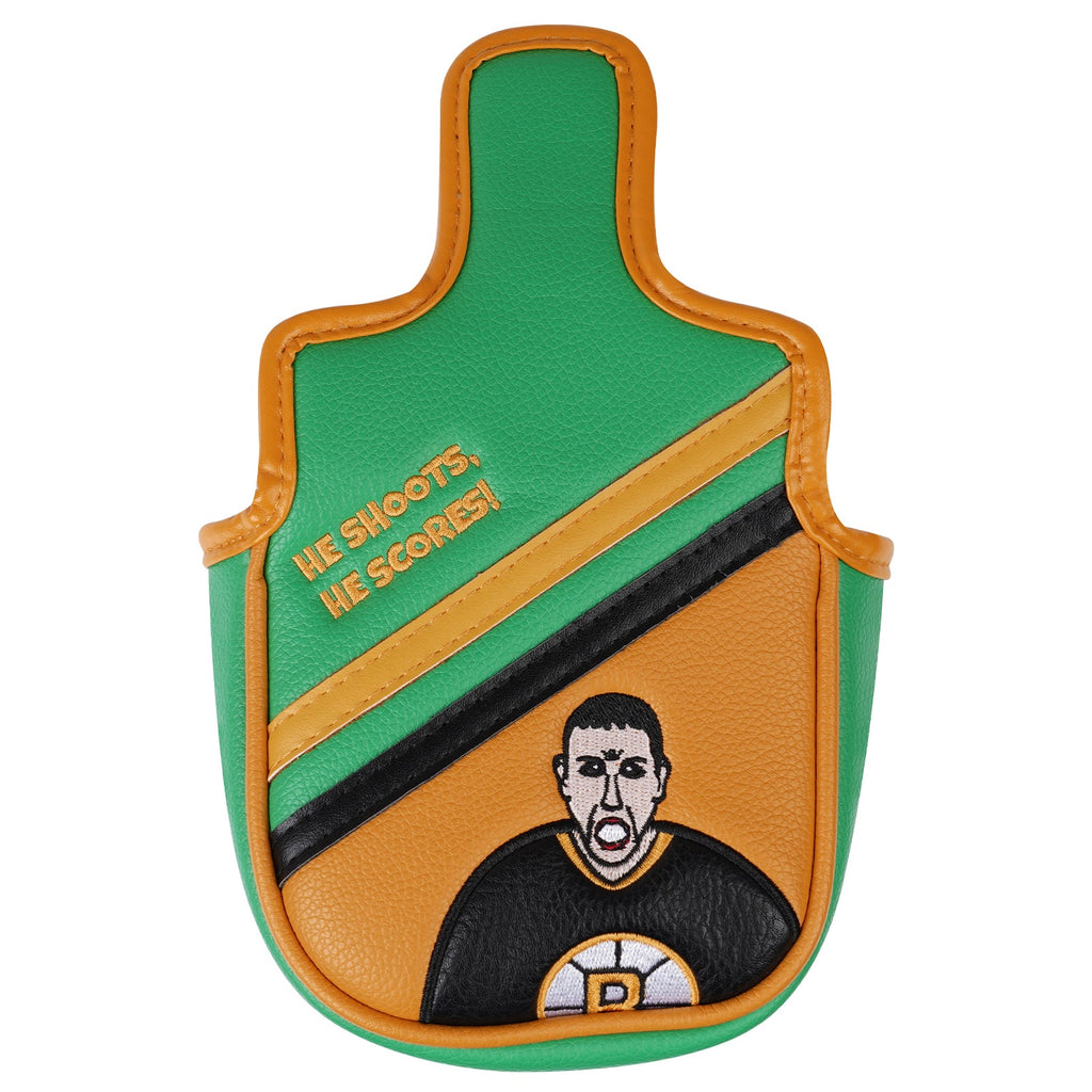 Orange& Green PU Man Square Head Cover