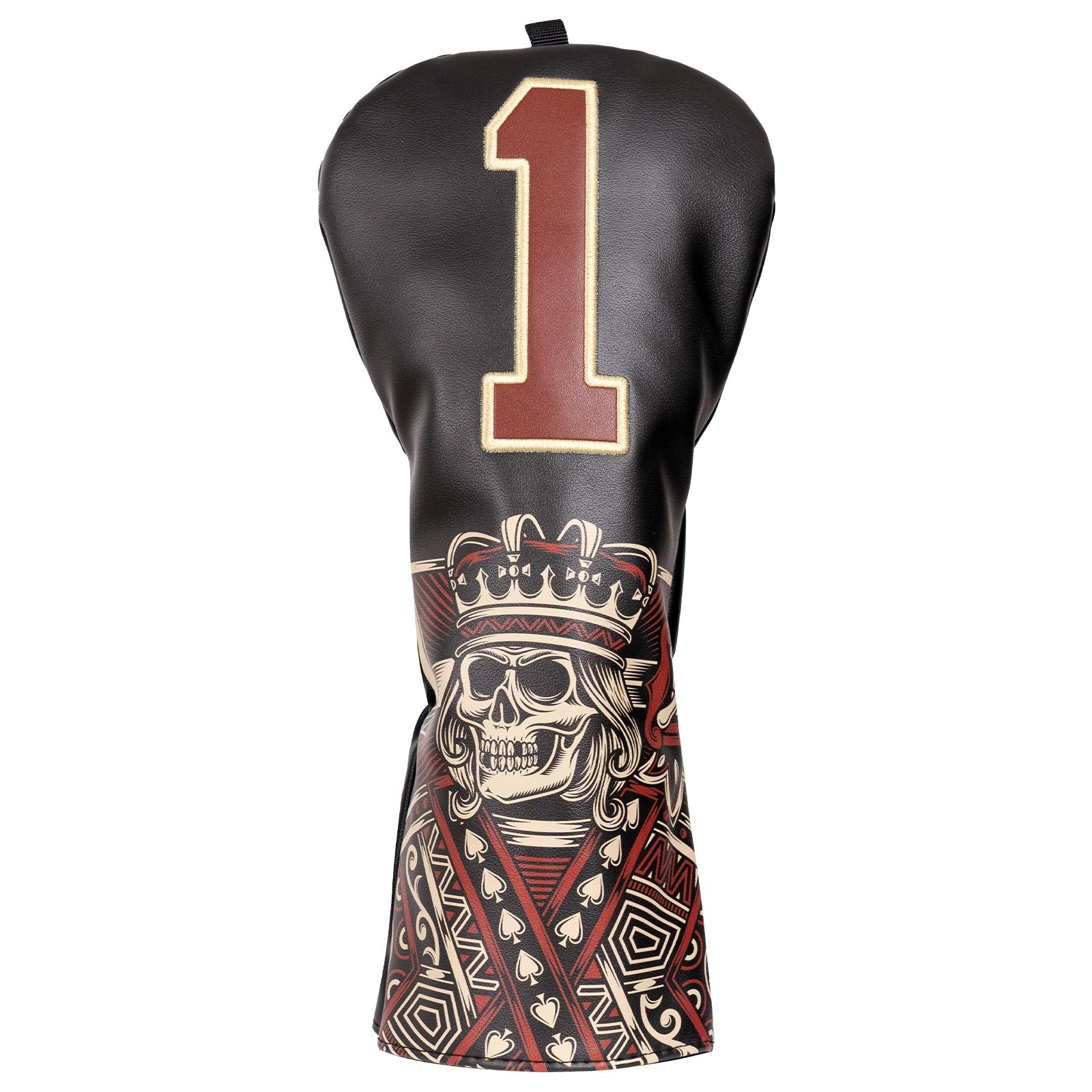 Black Skull K Driver Putter Head Cover Set