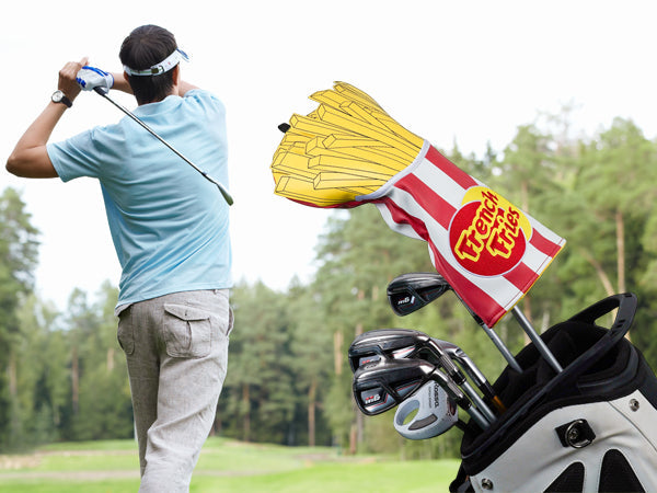 French Fries Printing Embroidery Driver Head Cover