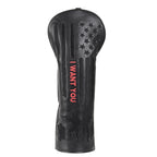 US Army Wood Putter Head Cover Set