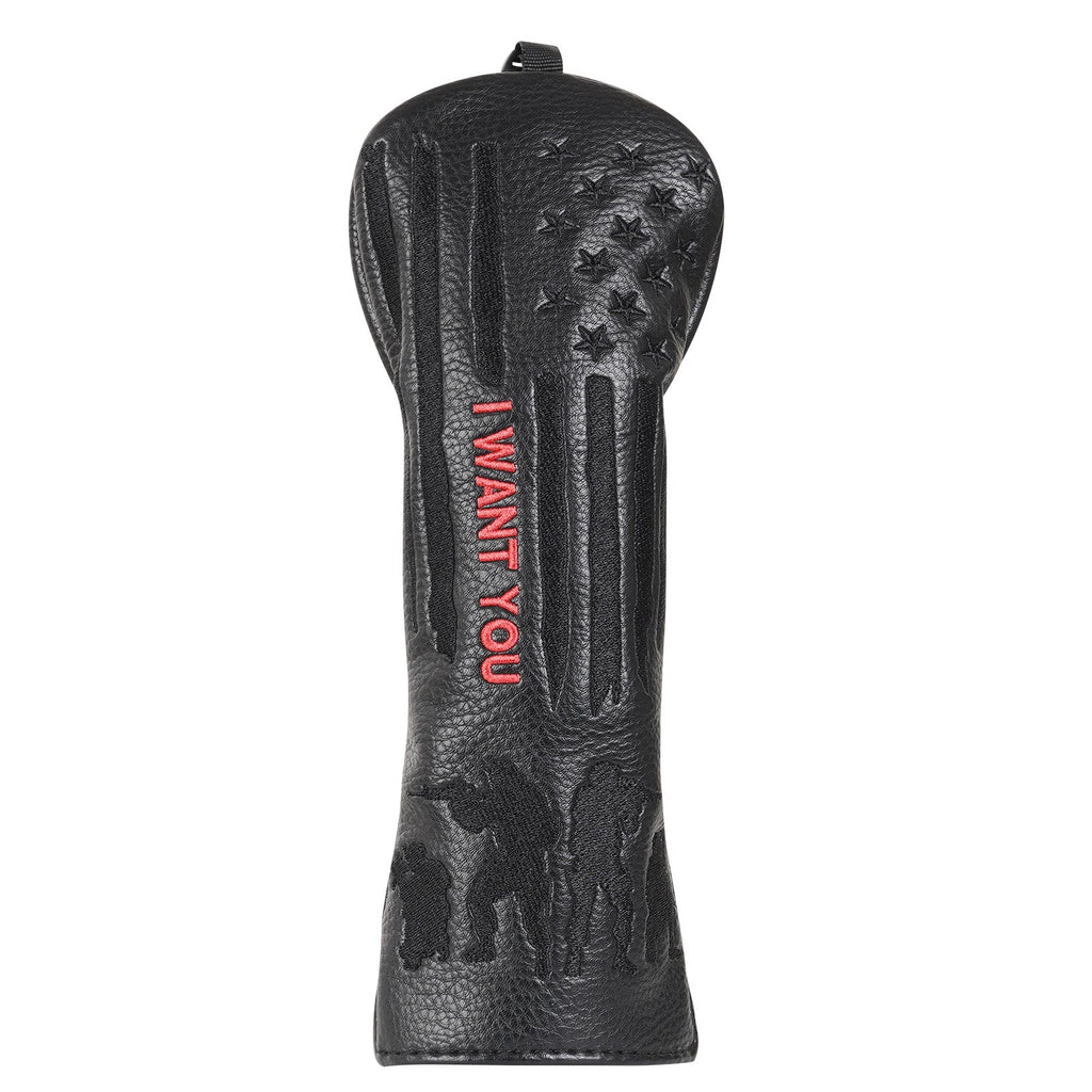 US Army Wood Putter Head Cover Set