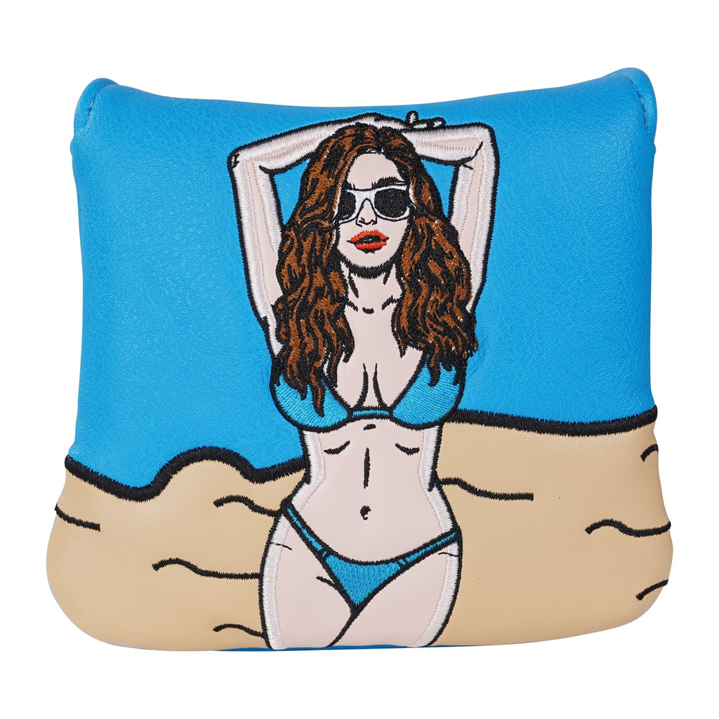 Blue Bikini Beauty Golf Head Cover Set