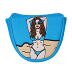 Blue Bikini Beauty Golf Head Cover Set