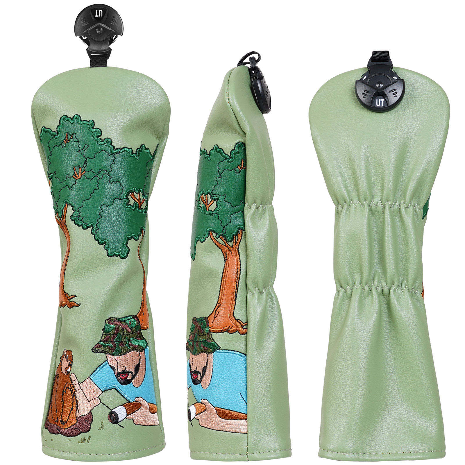 Green Diglett Driver Head Cover Set