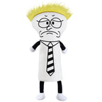 White Melancholy Boy Embroidered Wooden Head Cover Sets