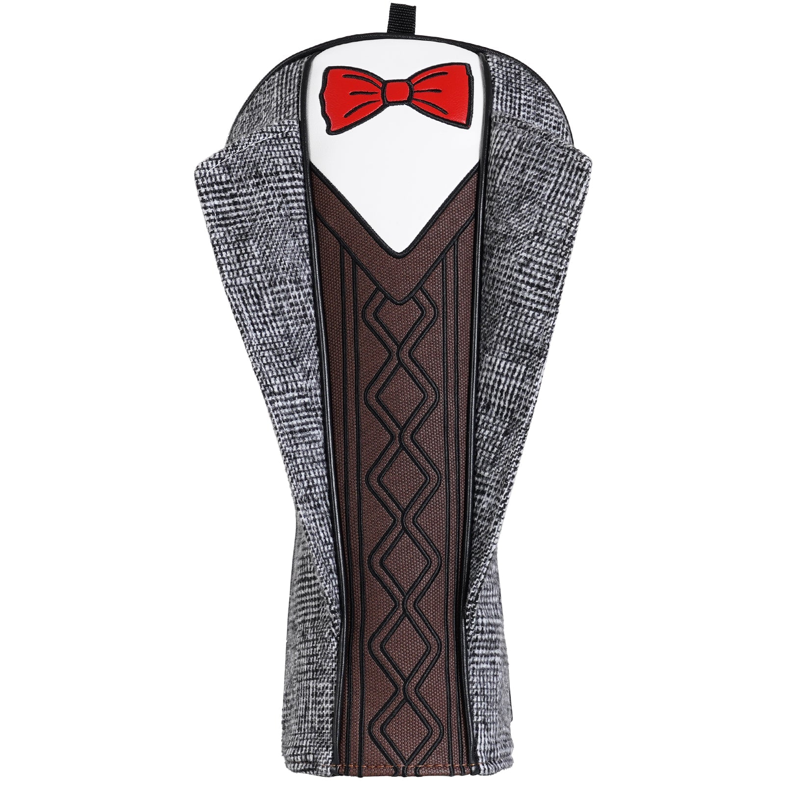 Brown Suit Tie Driver Head Cover