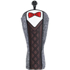 Brown Suit Tie Driver Head Cover