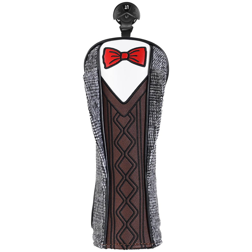 Brown Suit Tie Driver Head Cover