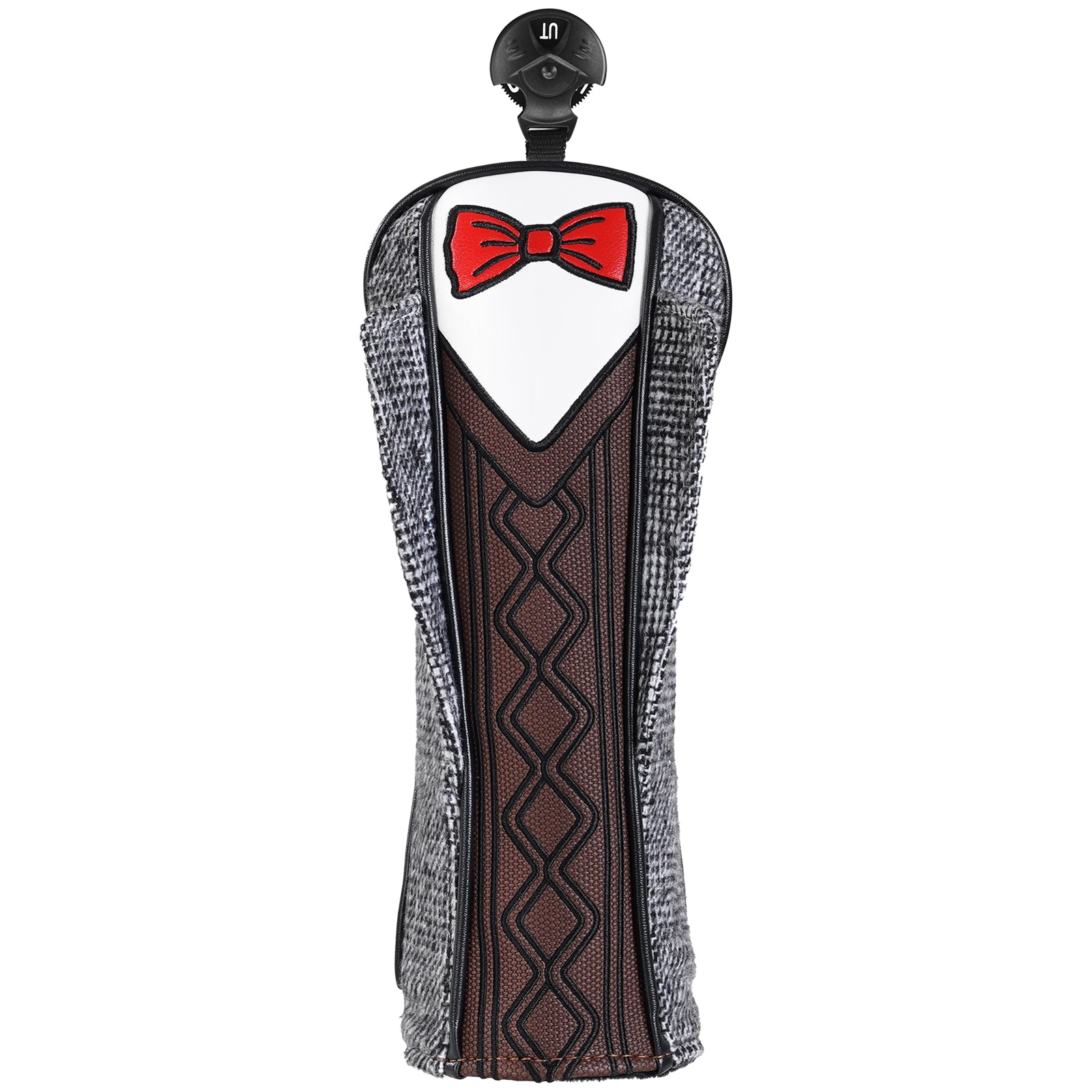 Brown Suit Tie Driver Head Cover