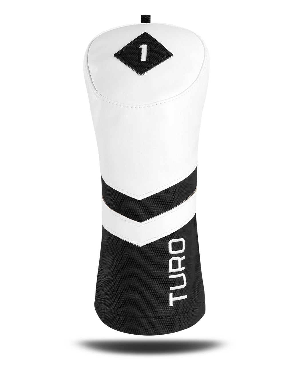 PN White& Black Driver Head Cover Set