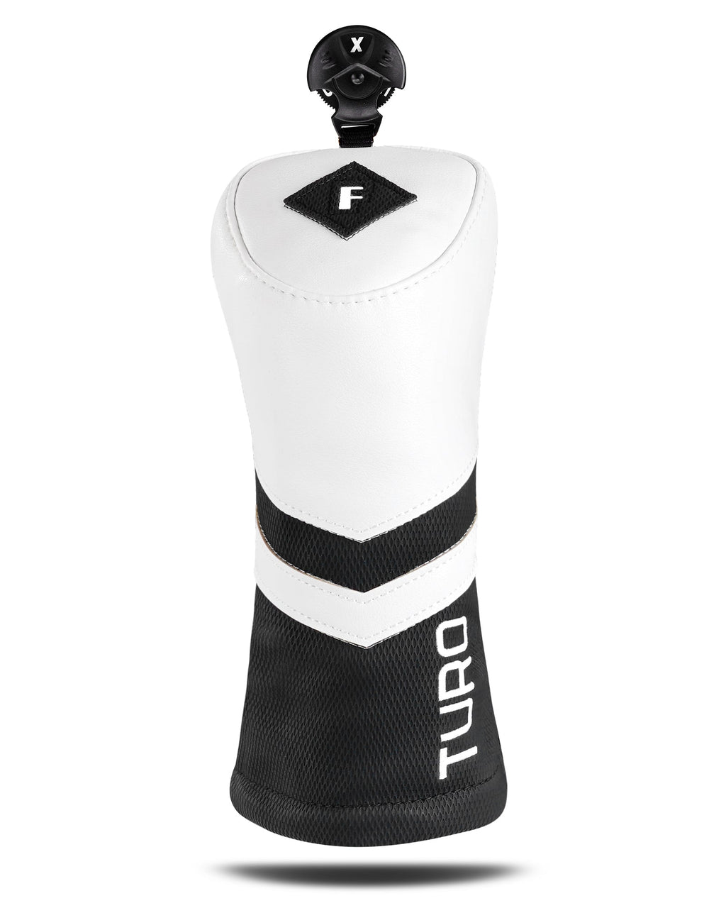PN White& Black Driver Head Cover Set