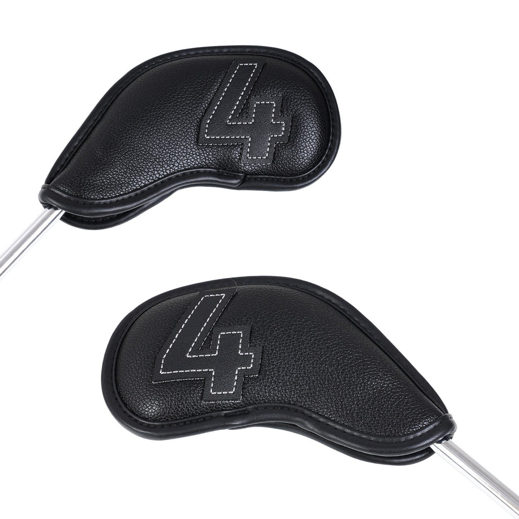 Black PU Iron Cover 10pcs£¨4-9,P,A,S,X£© Head Cover