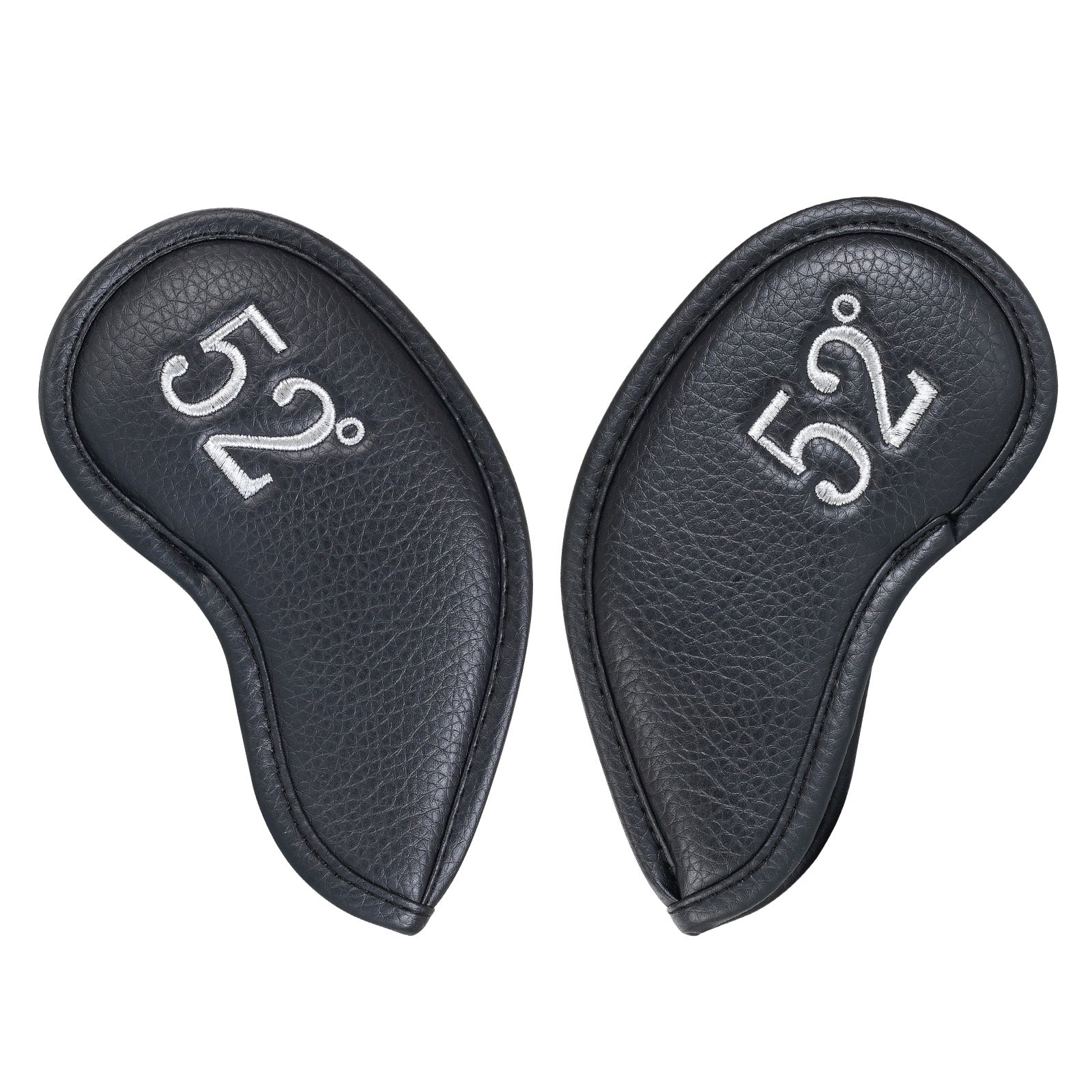 Black PU Double Side Wedge Cover 1pcs  52¡ã Head Cover