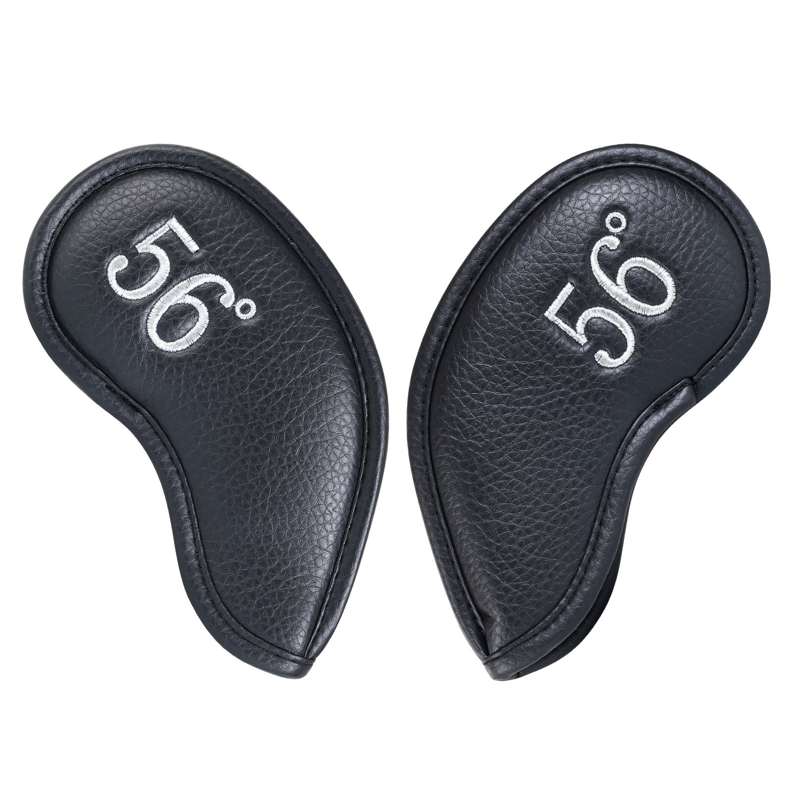 Black PU Double Side Wedge Cover 1pcs 56¡ã Head Cover