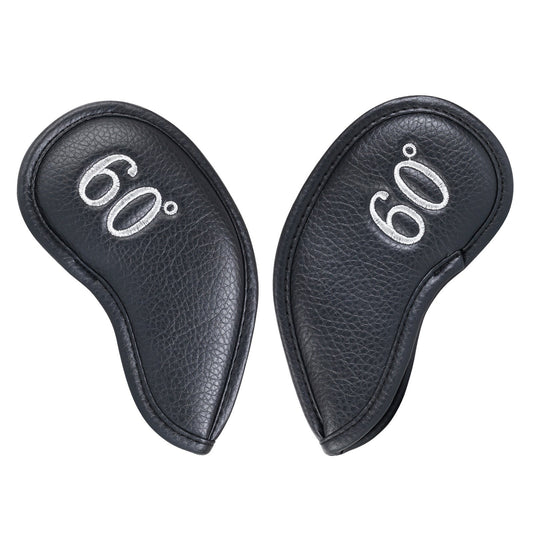 Black PU Double Side Wedge Cover 1pcs 60¡ã Head Cover